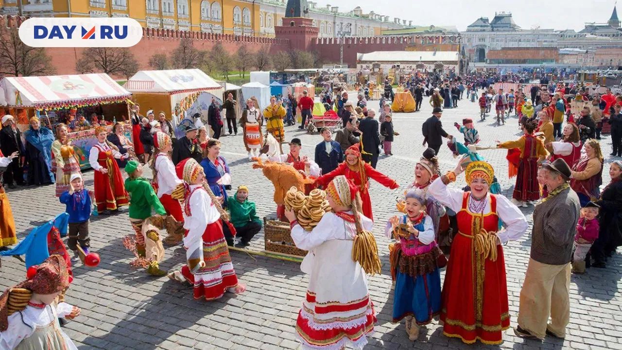 Народные гуляния на Масленицу