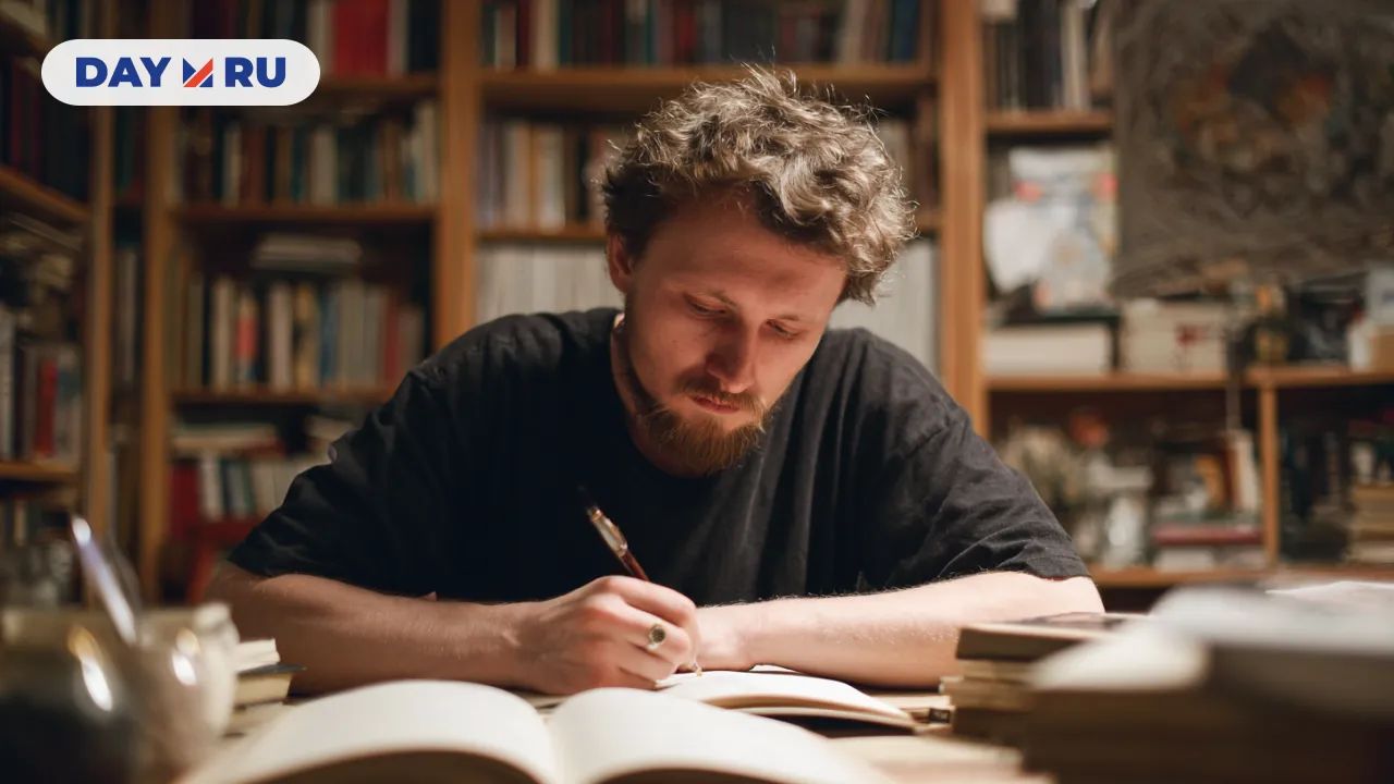 Мужчина, книги