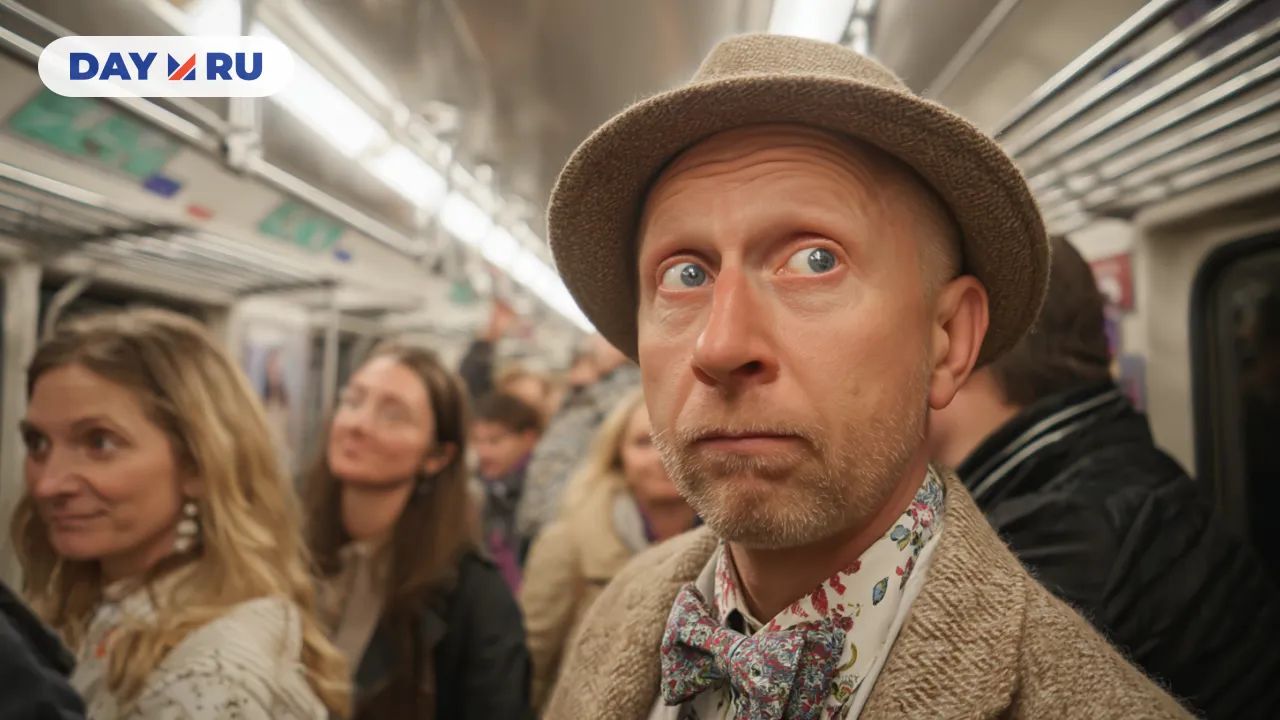 Мужчина, вагон метро