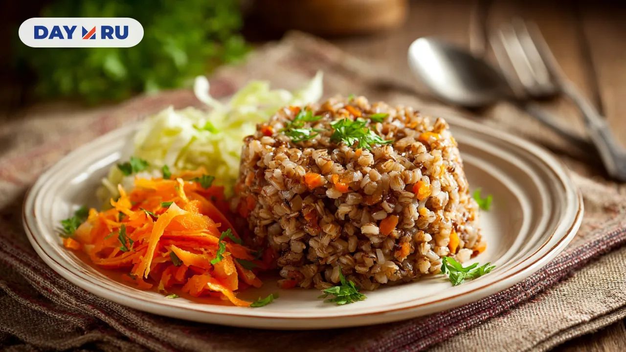 Гречка, морковь, капуста