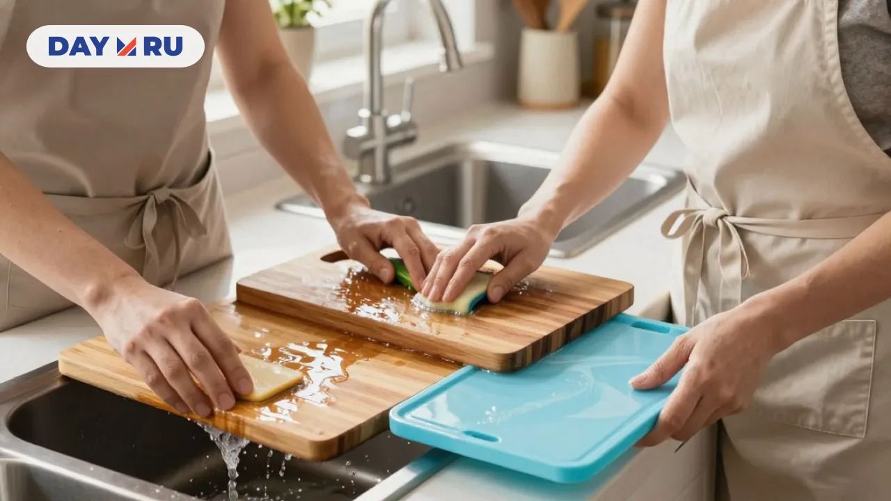 Вот почему шефы используют разные доски для продуктов: взяла этот совет на заметку и научилась очищать доски