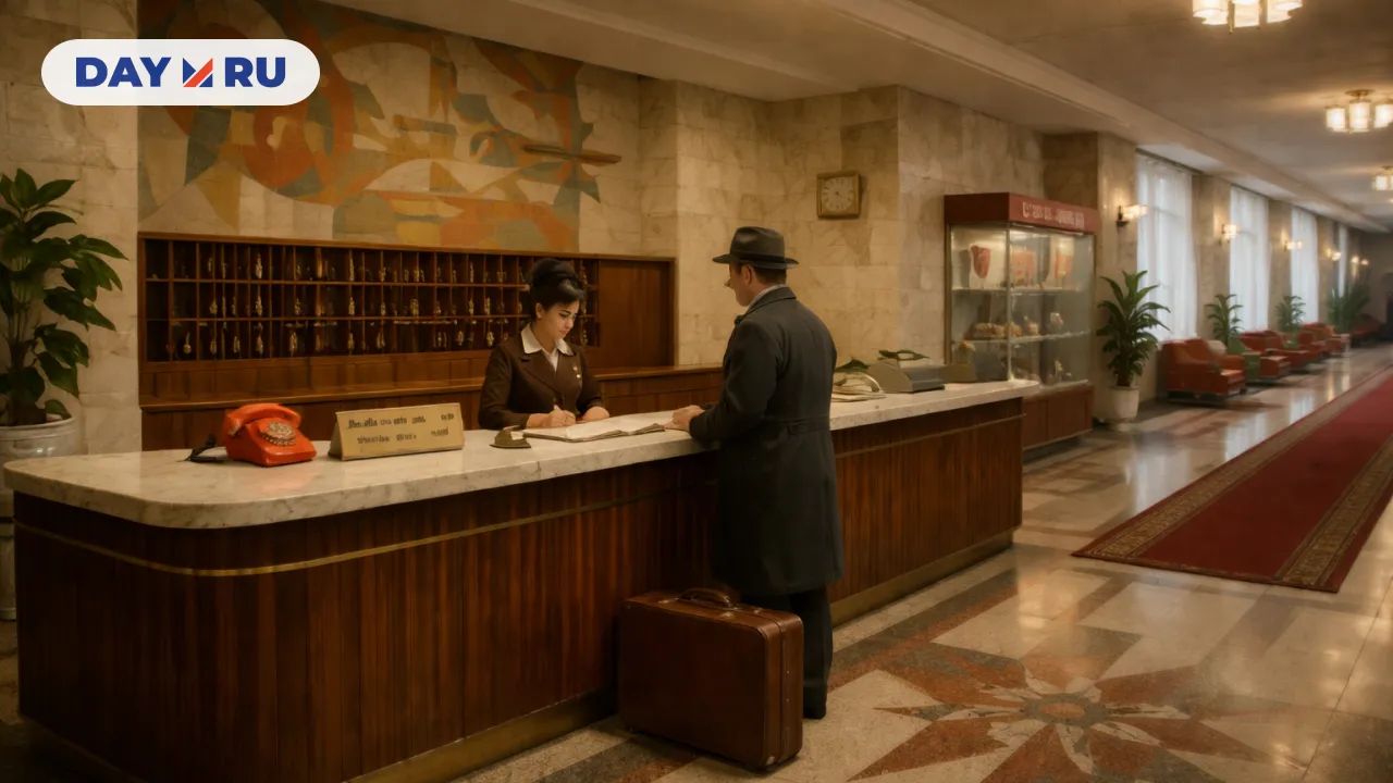 Советский отельный холл 70-х