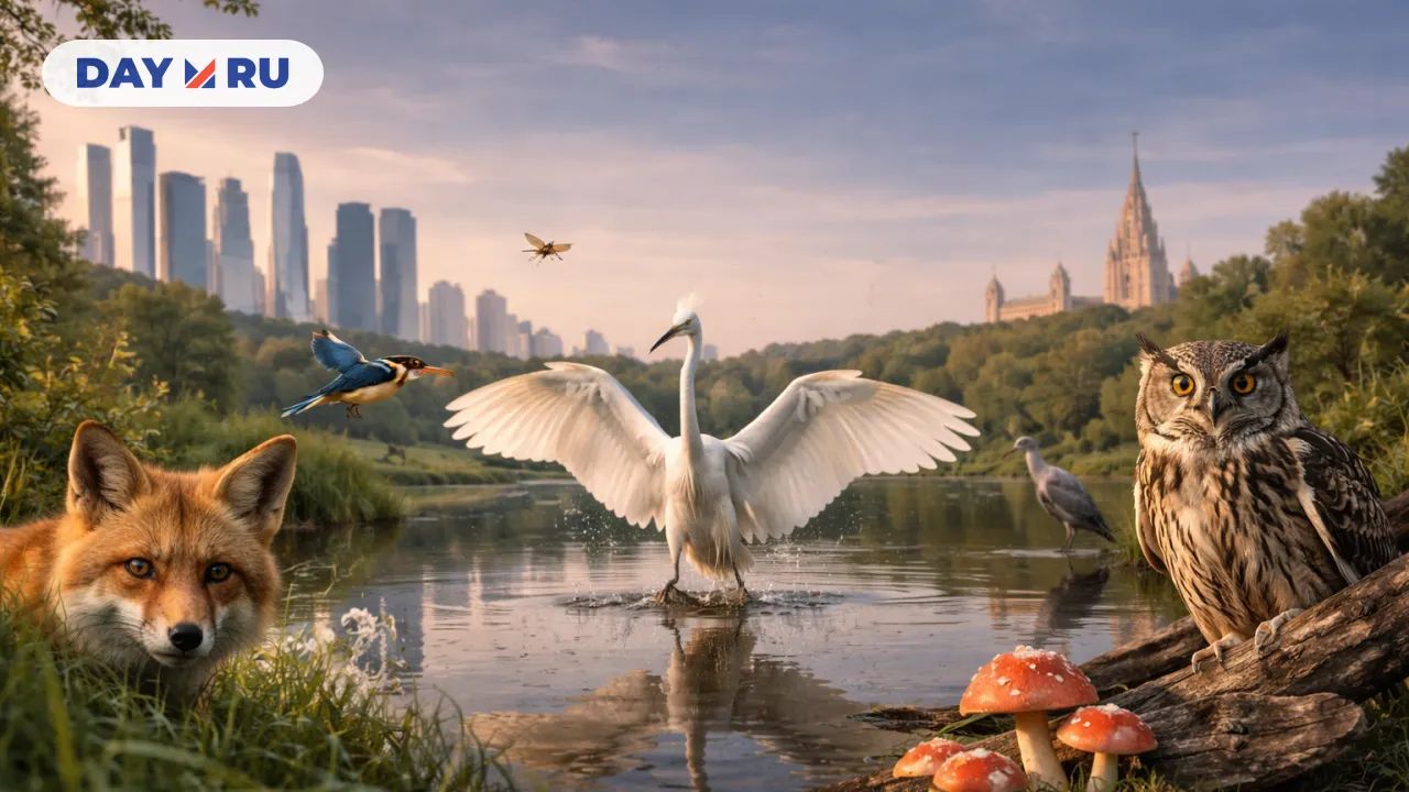 Дикая природа у горизонта Москвы