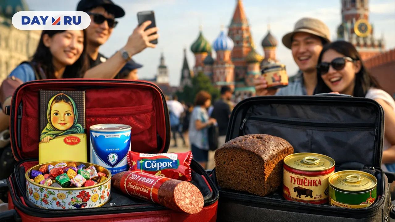 Туристы, продукты