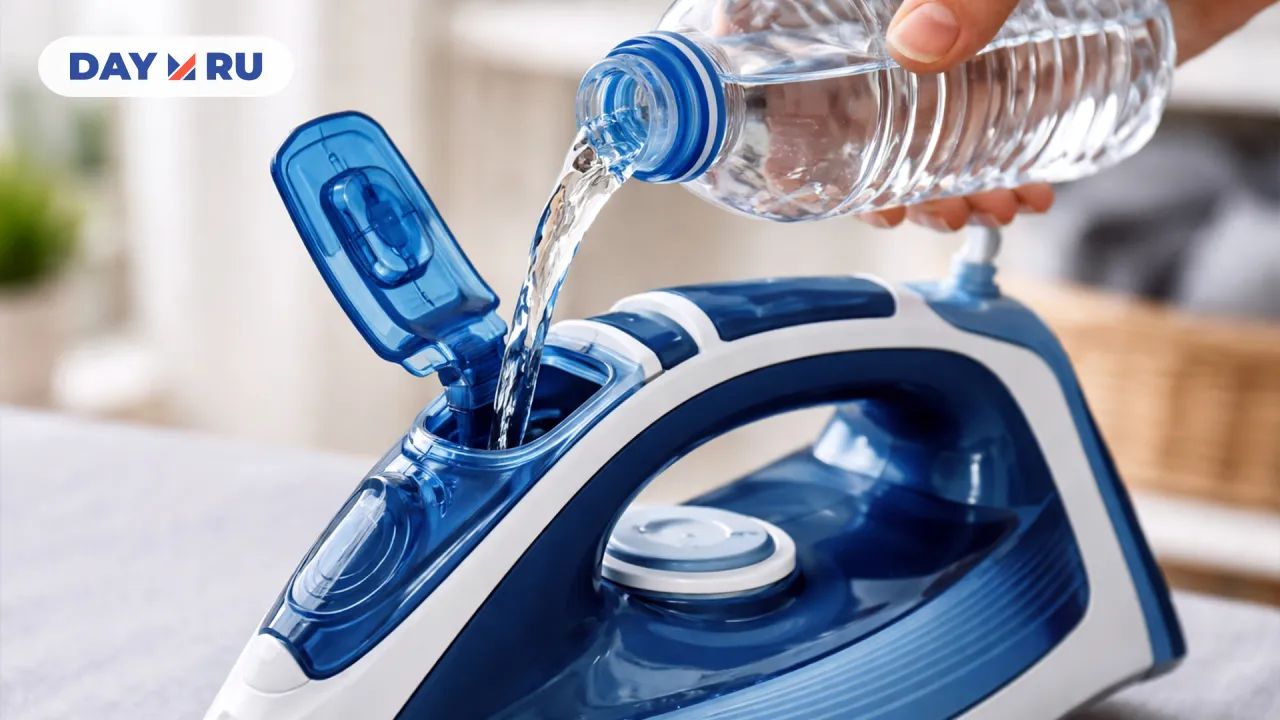 Утюг, вода