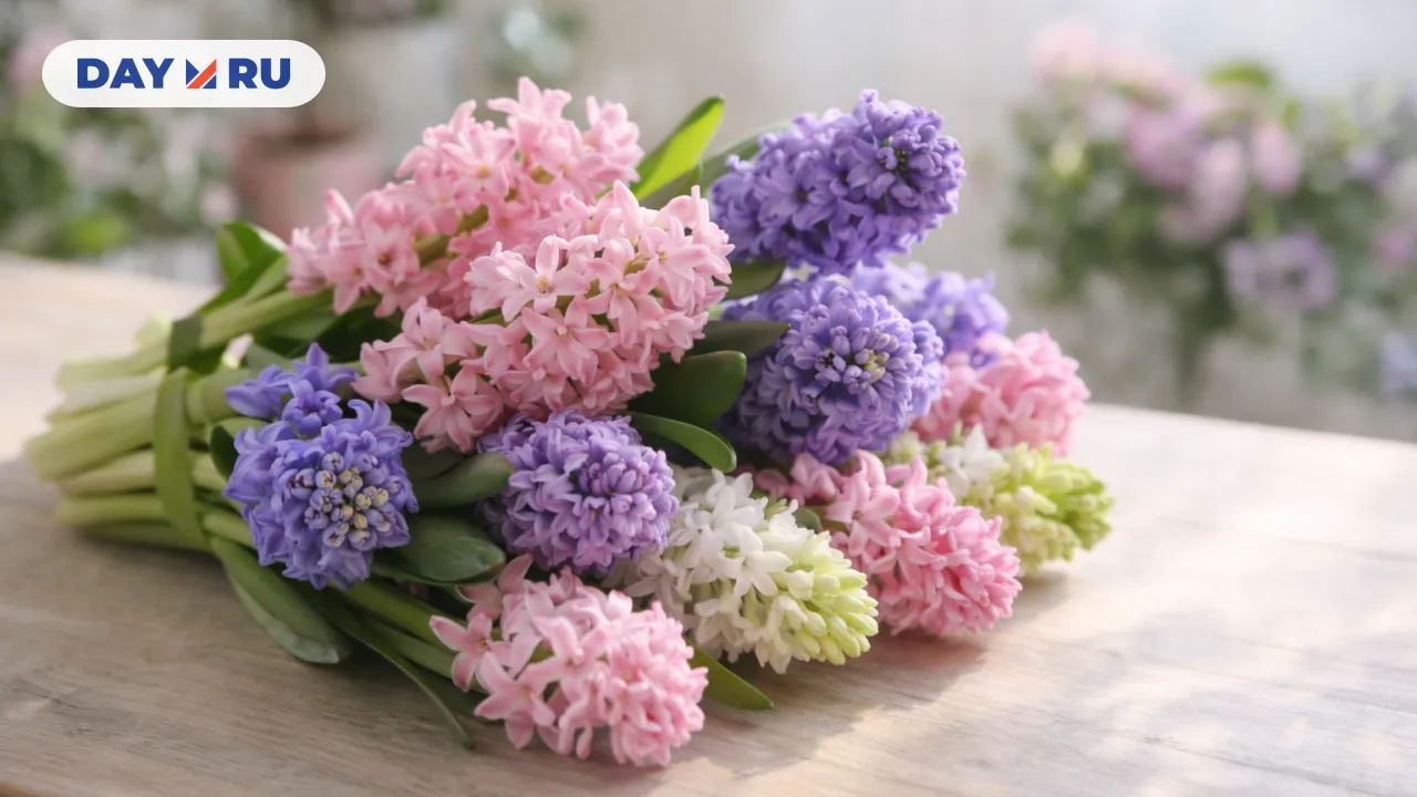 Букет гиацинтов 