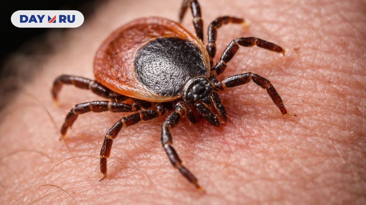Клещ на коже