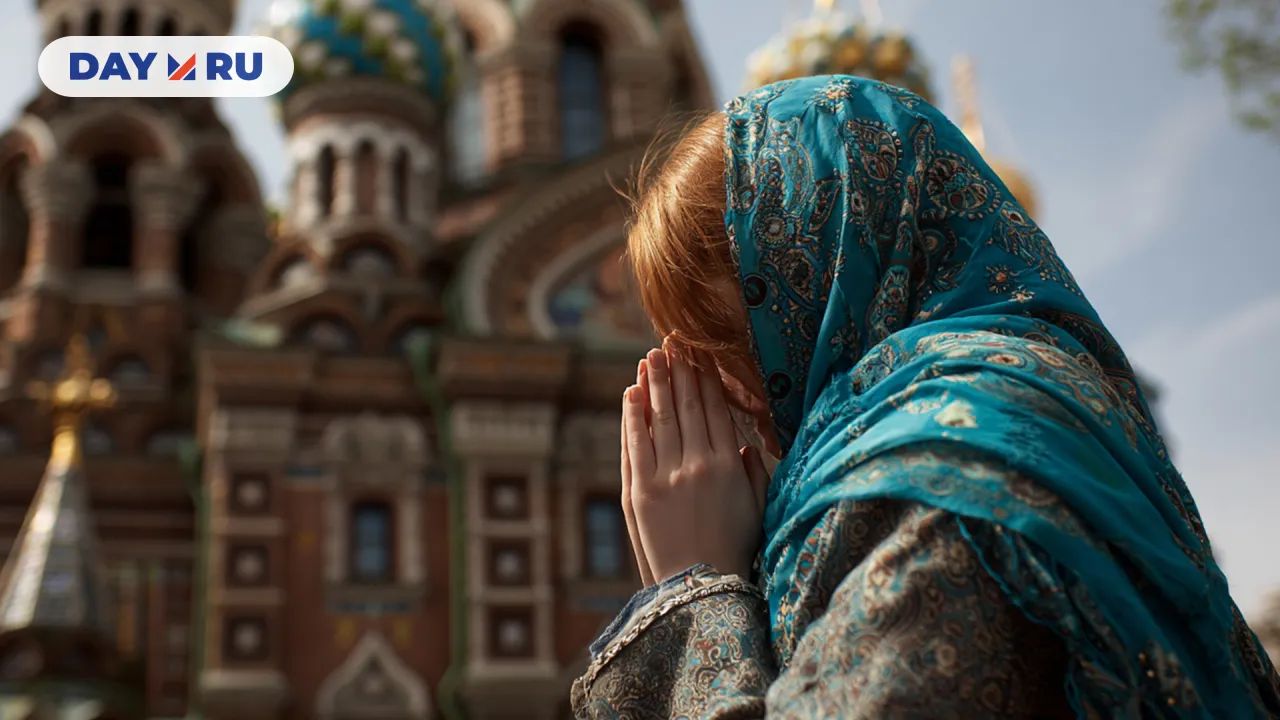 Женщина, собор