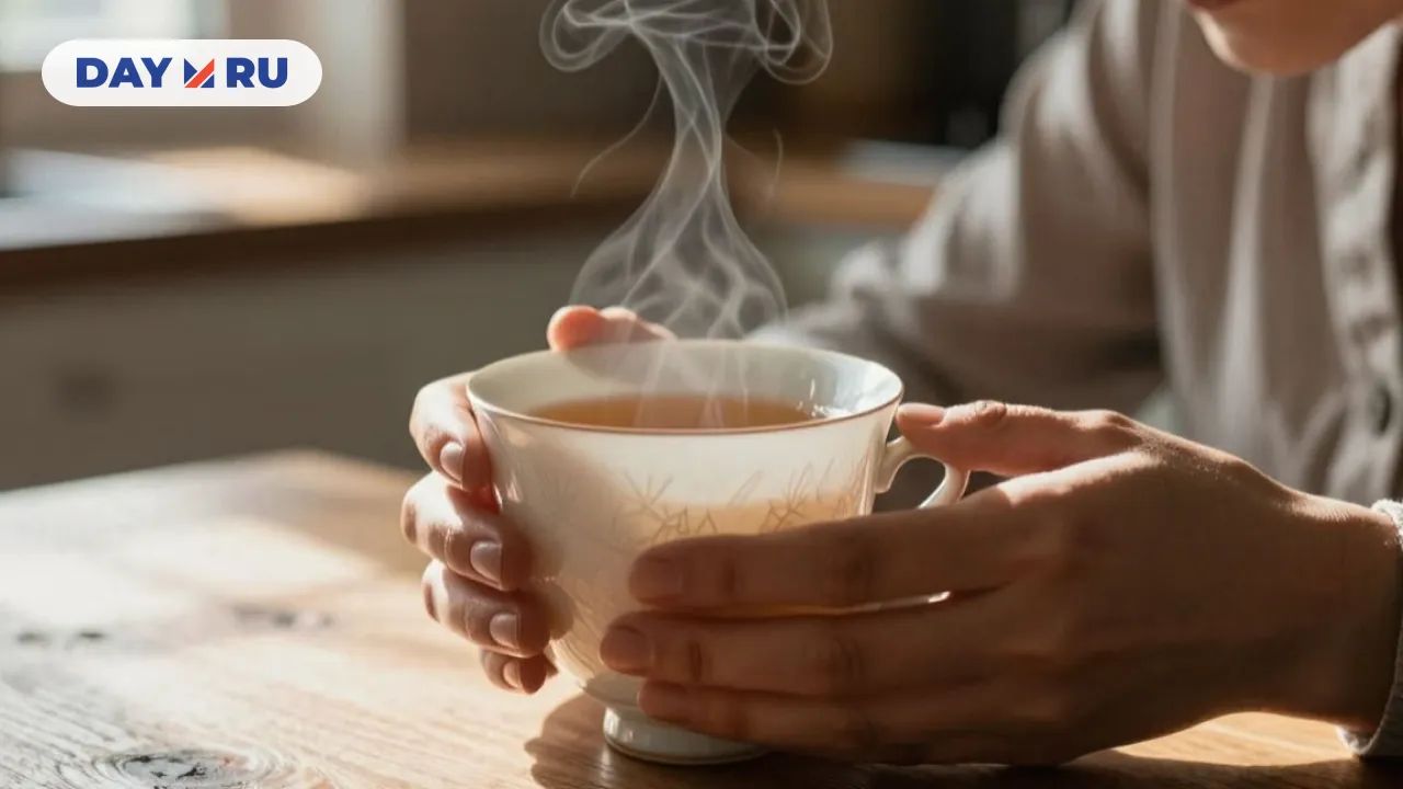 Успеваю выпить чай даже на бегу! Остужаю его так и не опаздываю на работу из-за чаепитий