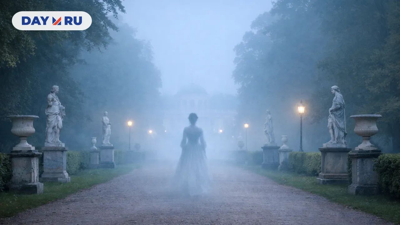 Призрачная жена в саду