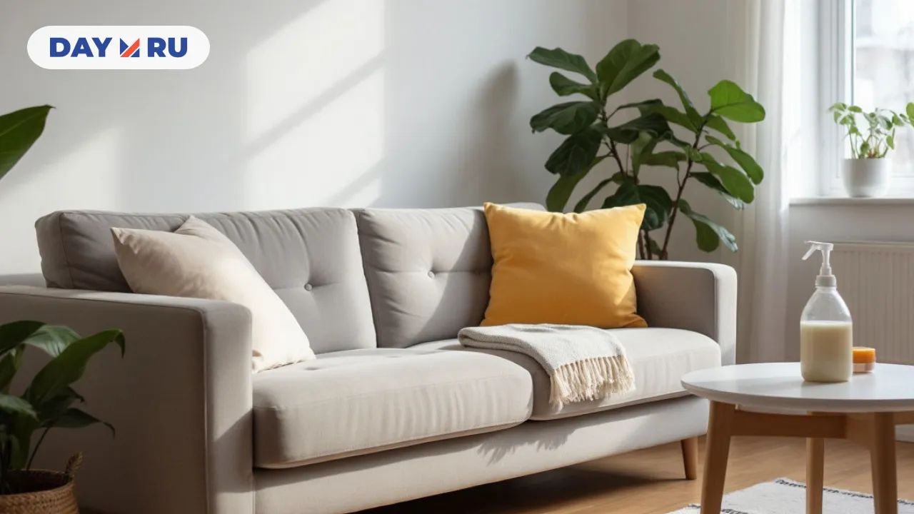 Перепробовала всё, а оказалось — лучший пятновыводитель для дивана уже был на кухне