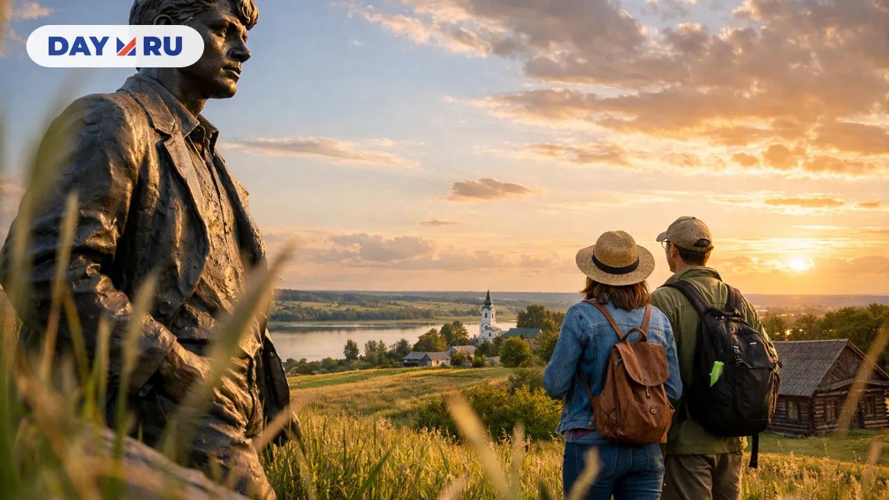 Есенин, туристы