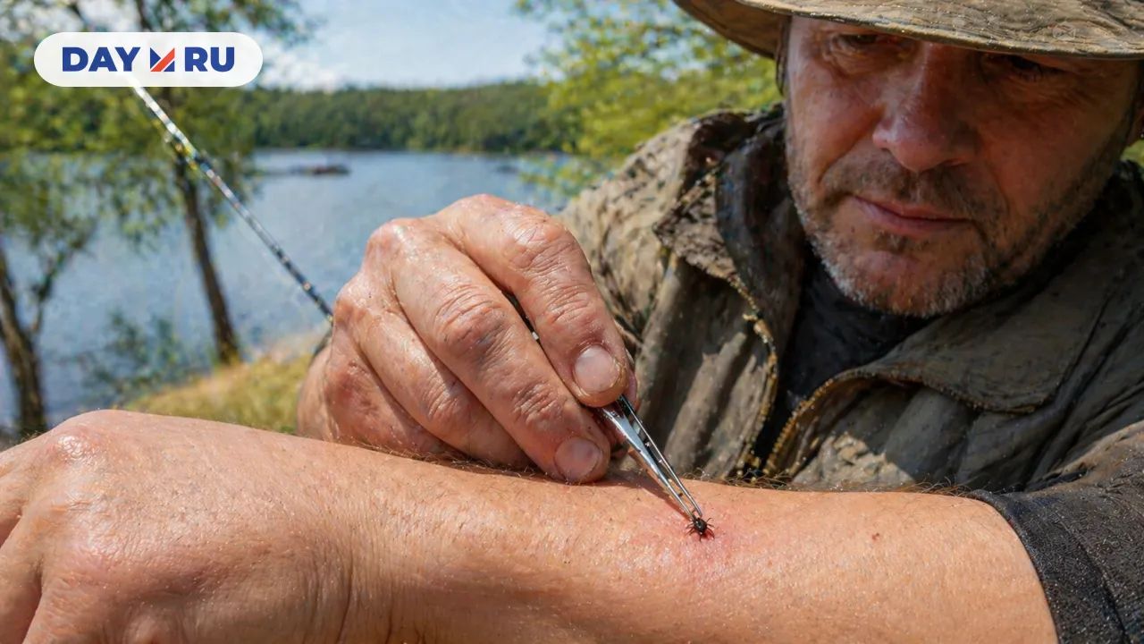 Рыбак и клещ