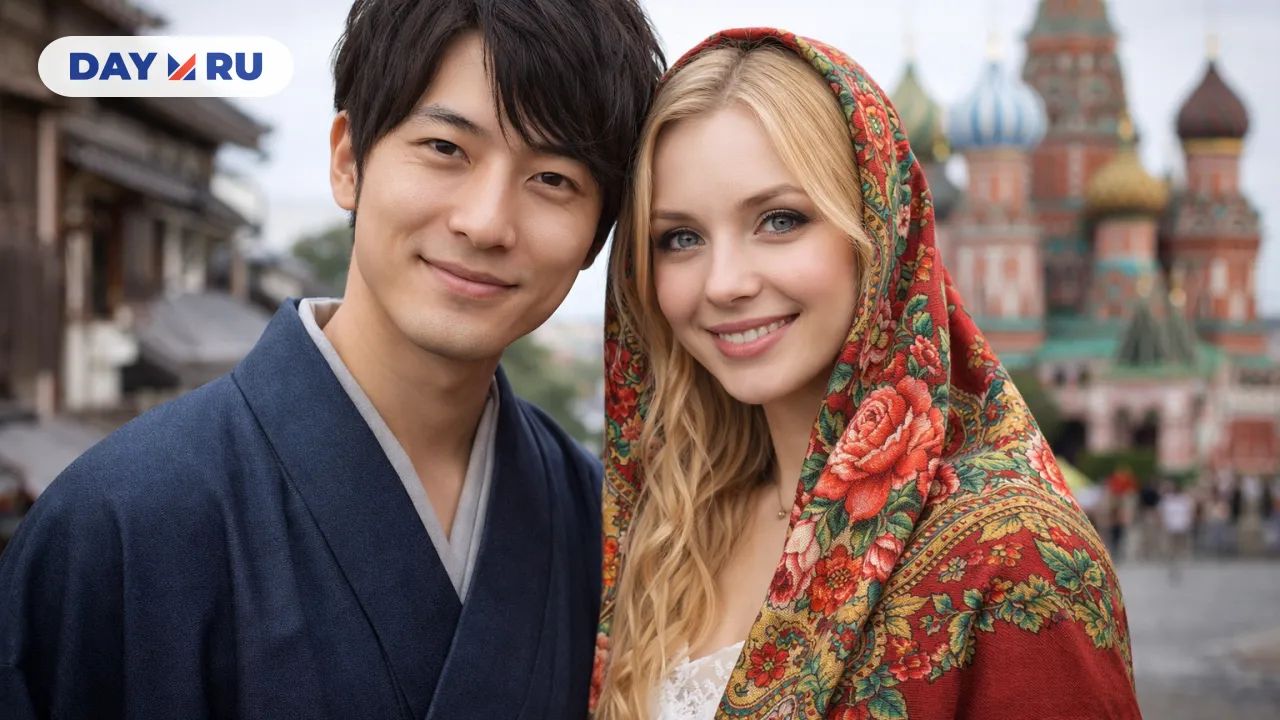 Японец и русская