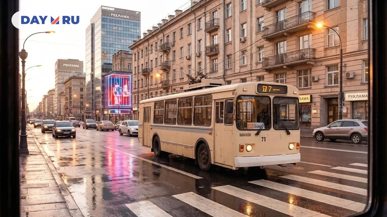 Старый троллейбус