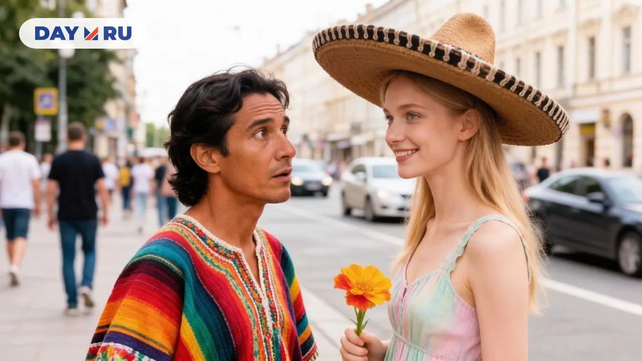 Мексиканец и русская девушка