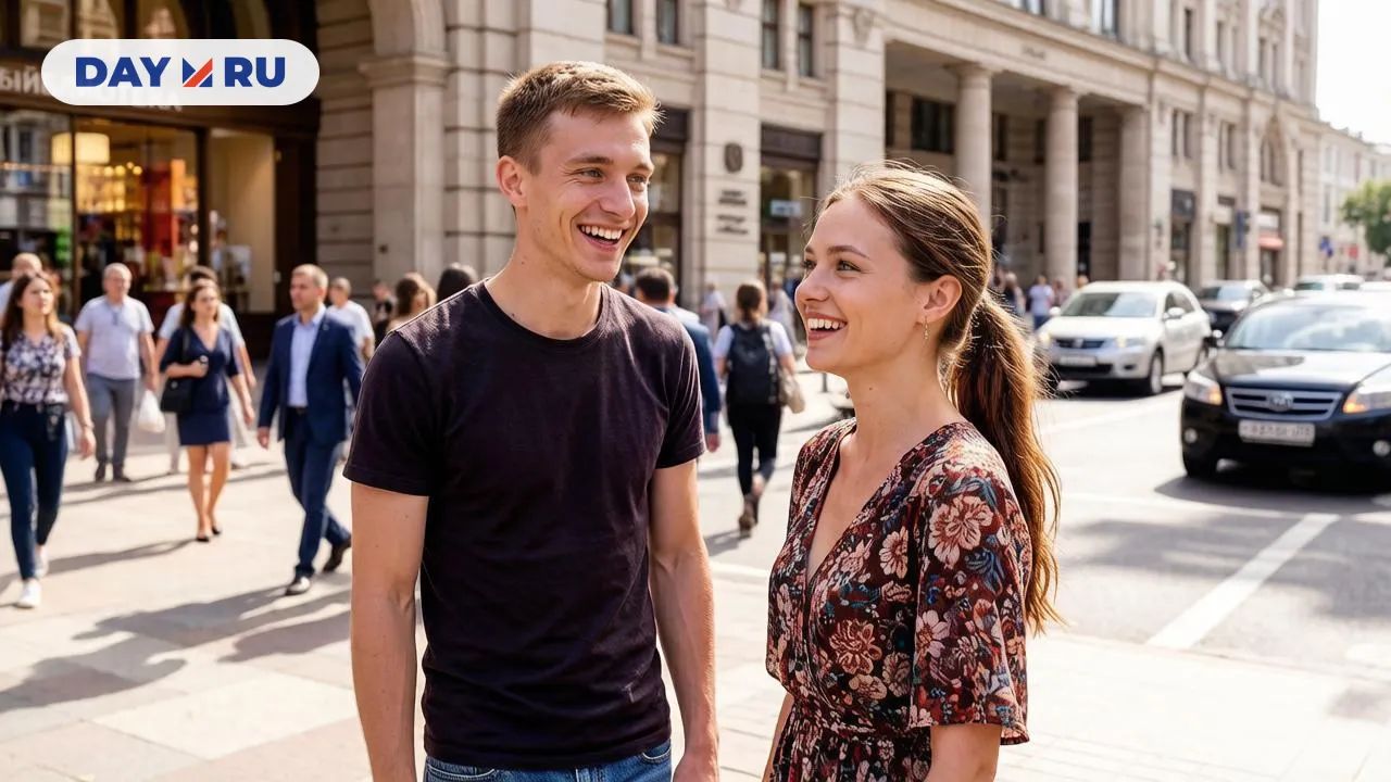 Люди смеются