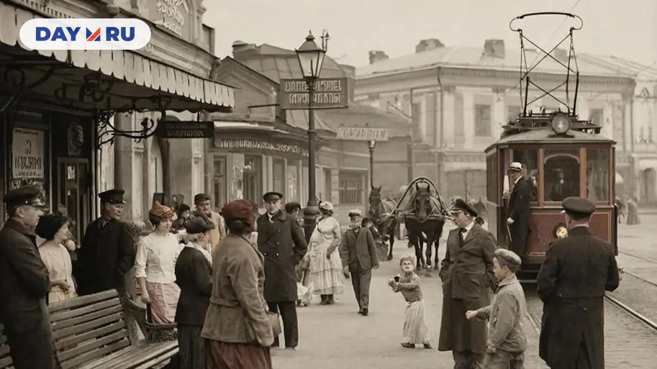 Остановка трамвая