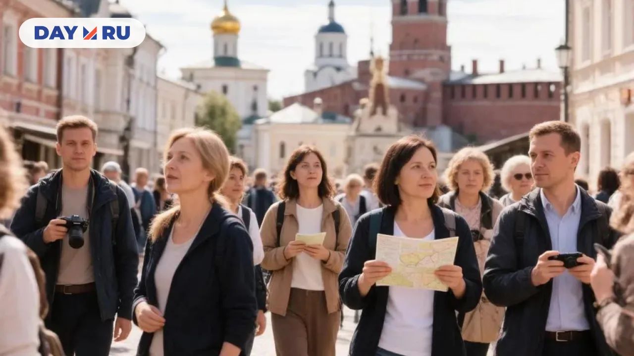 Туристы в Рязани