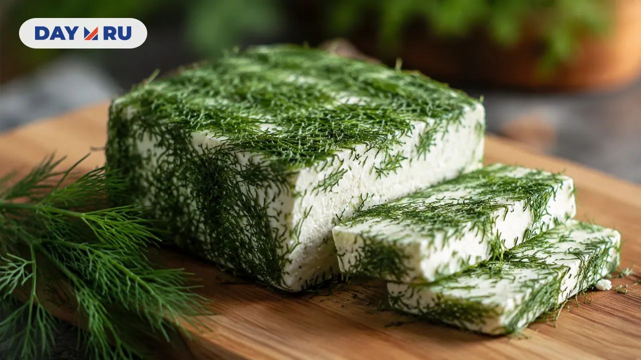 Сыр с укропом
