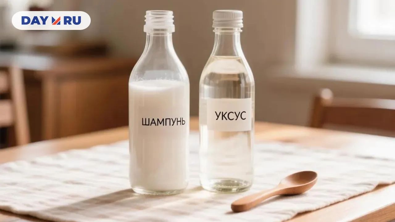 Шампунь и уксус