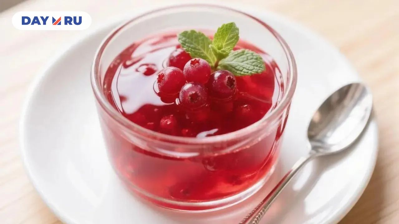 Желе из красной смородины