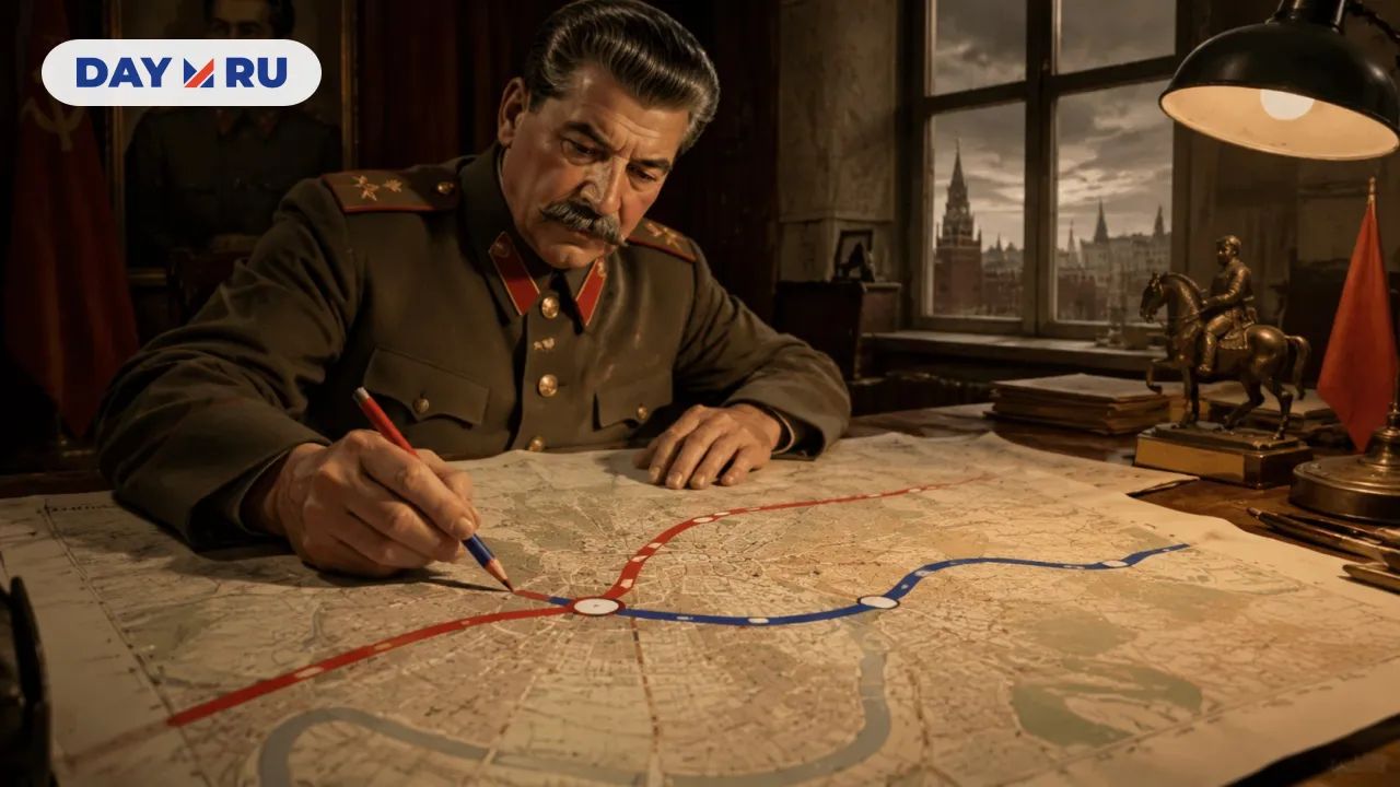 Сталин и карта метро