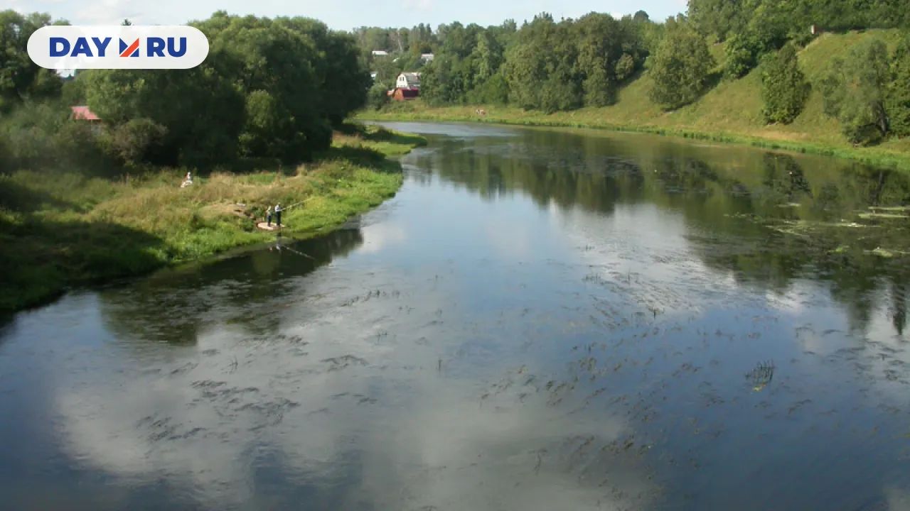 Вид на реку в Рузе