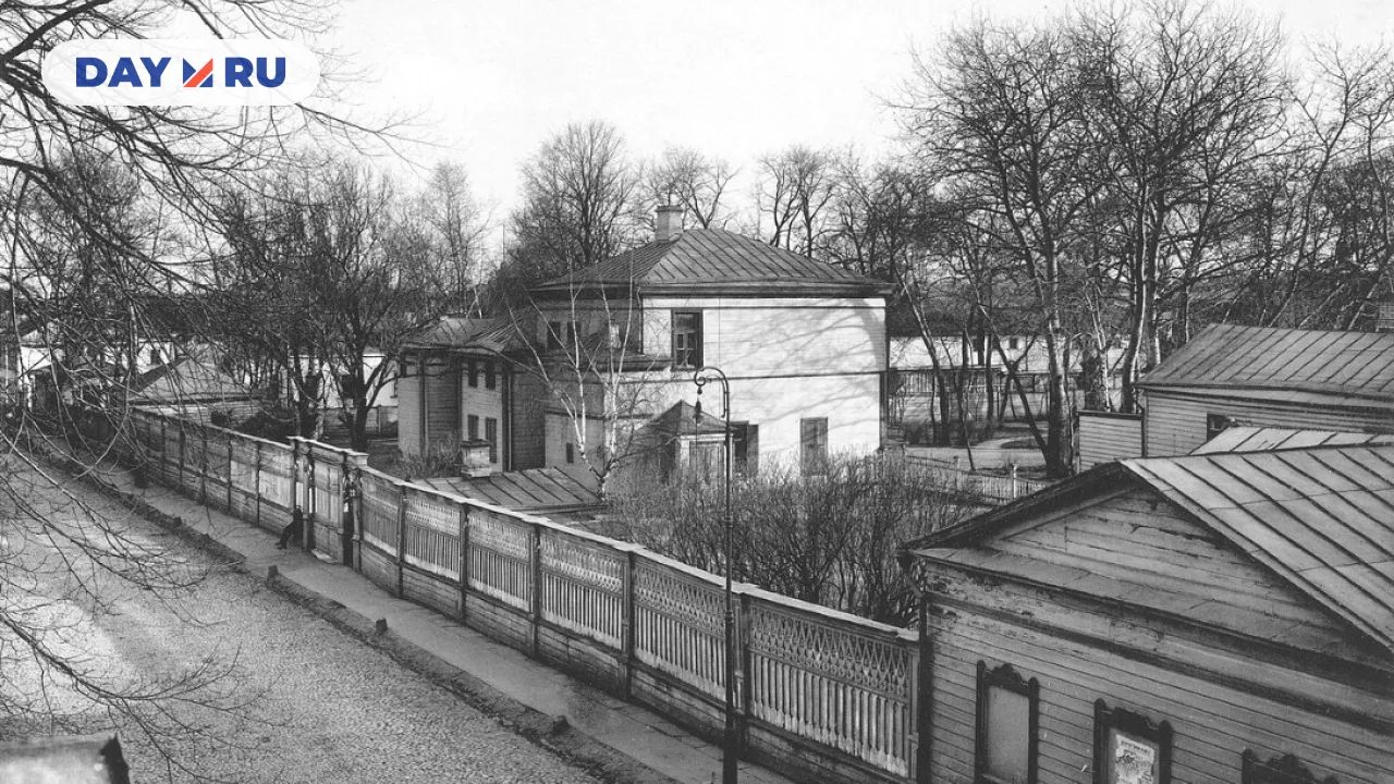 Вид на усадьбу Толстого, 1913 год