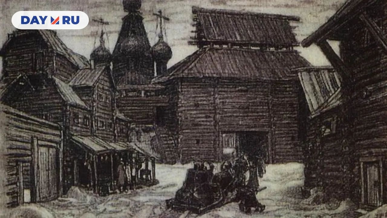 А. М. Васнецов. У стен Деревянного города