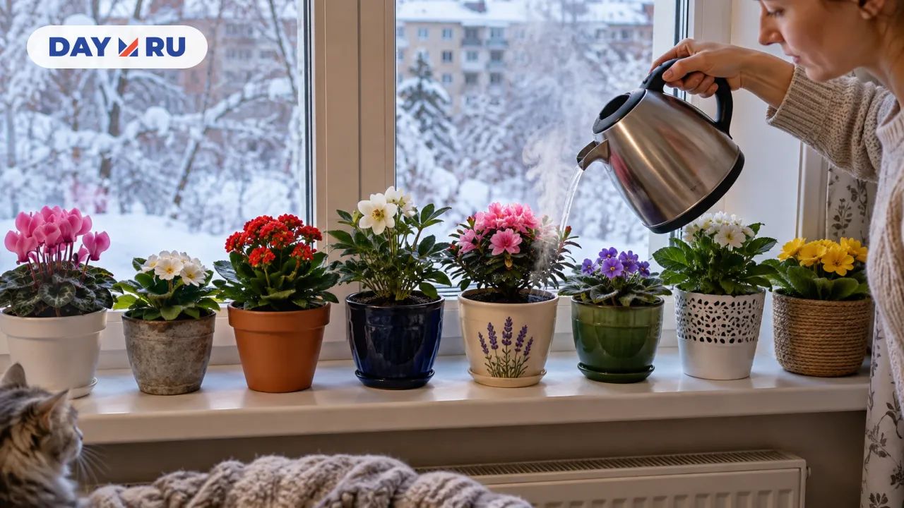 Кипяток и цветы
