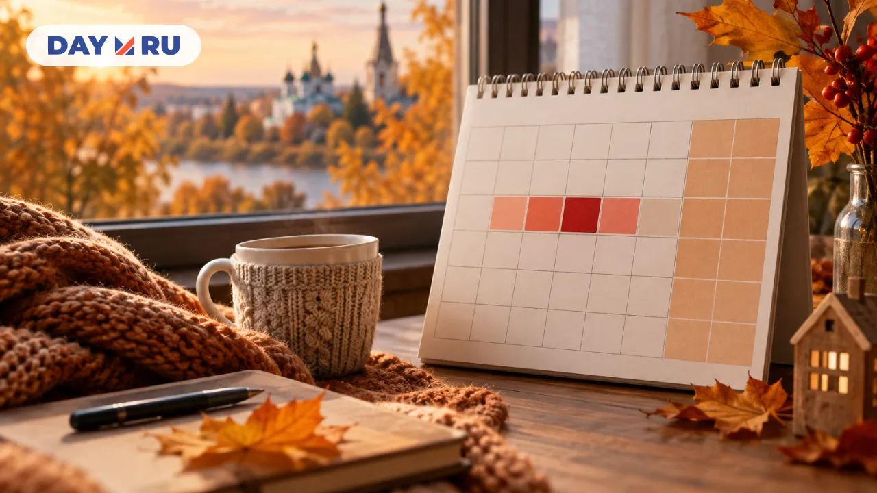 Календарь, осень