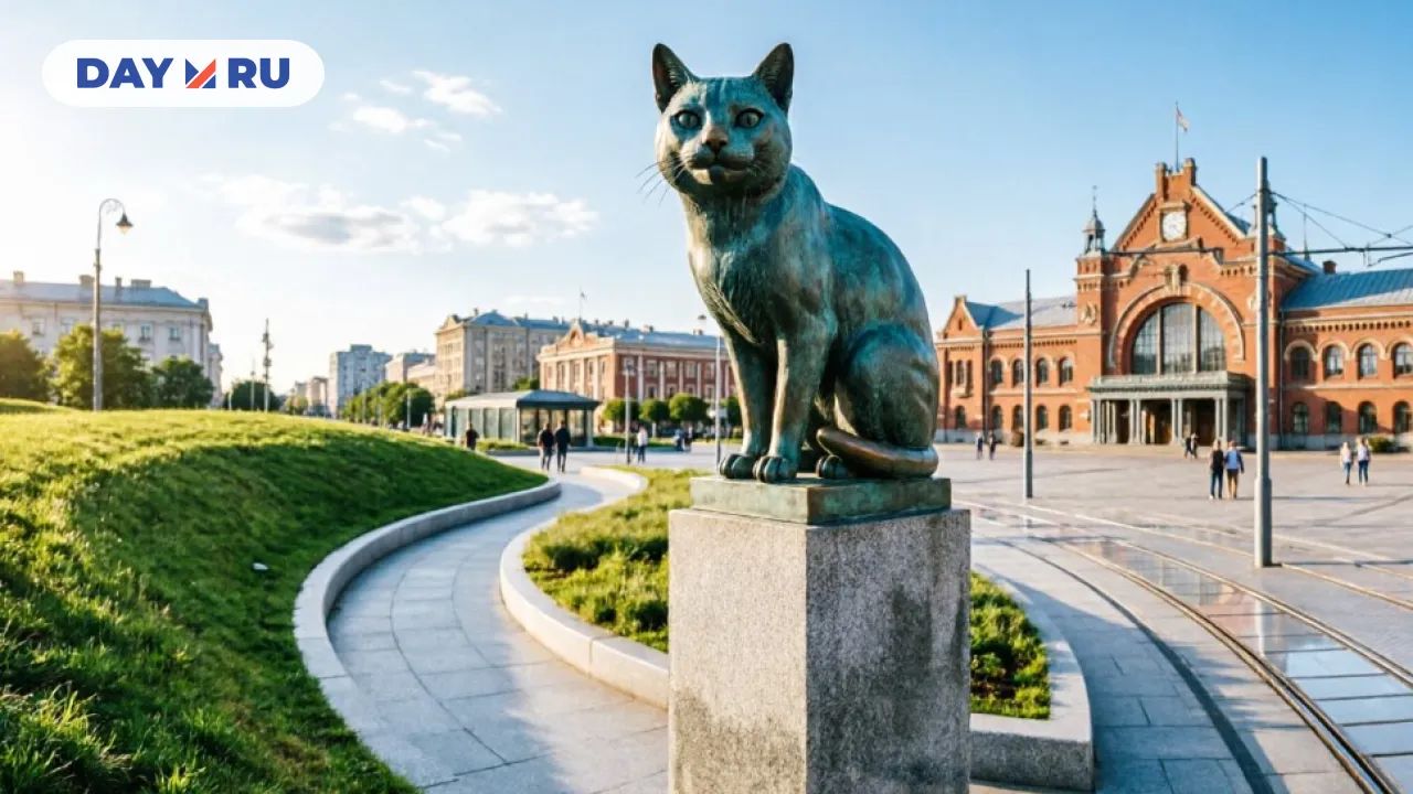 Памятник коту