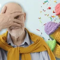 мороженное грустно