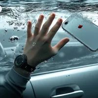 Автомобиль тонет