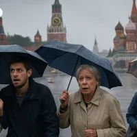 Москву заливает