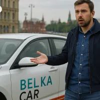 Мужчина и каршеринг