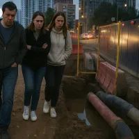 Люди тесняться