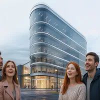 Офисный центр в формате дирижабля