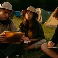 Студенты на пасеке