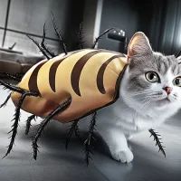 кошка таракан