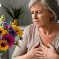 женщина болеет