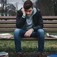 грустный ученик