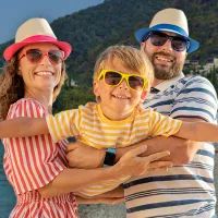 Семья на отдыхе