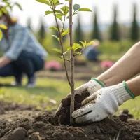 Посадка деревьев