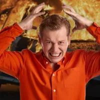 Горящий автомобиль