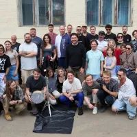 Кадр со съёмок