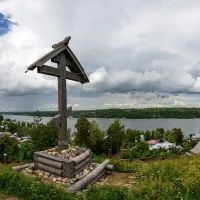 Панорама Плёса с горы Левитана