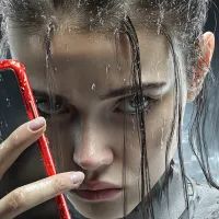 Грустная девушка