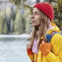 Туристка в России